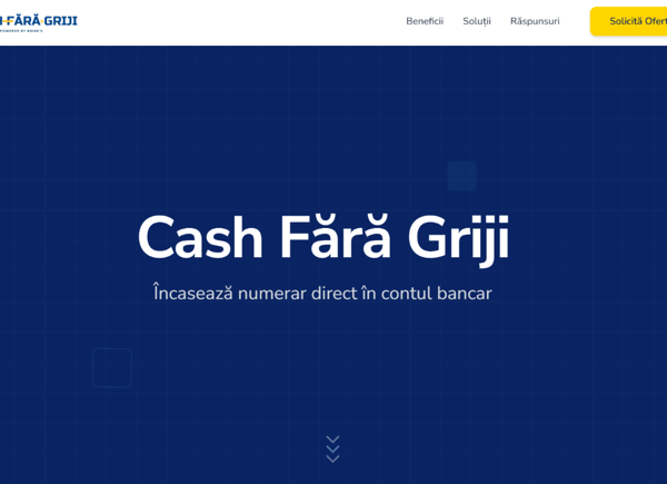 Cash Fără Griji - Soluții Digitale pentru Numerar Brink's